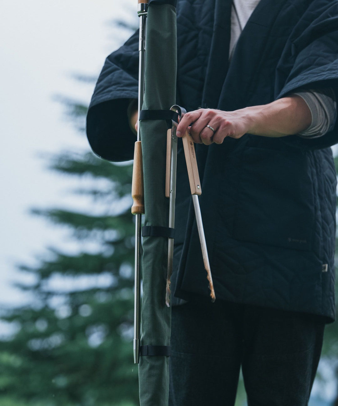 snow peak 焚火台30週年限定 TAKIBI Multi Pole Cover 多功能營柱保護套 100261ET08