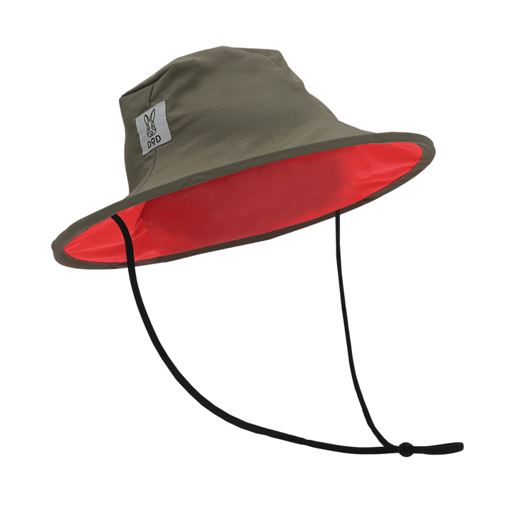 DOD JOE B HAT 漁夫帽 卡其/紅色 AP1-877-KH