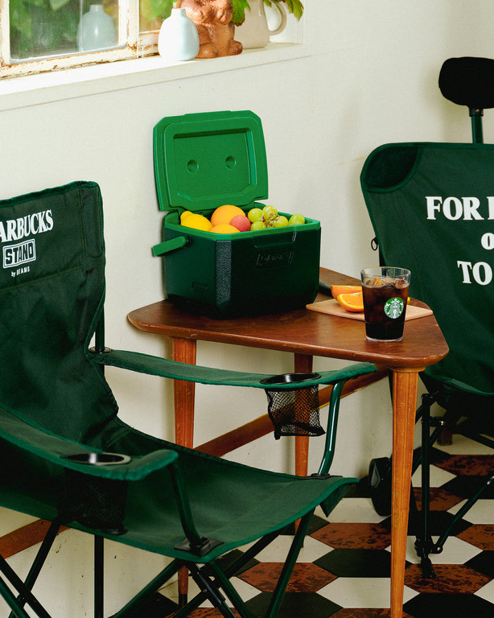 Coleman for STARBUCKS STAND by BEAMS Resort Chair 雙杯架露營摺椅
