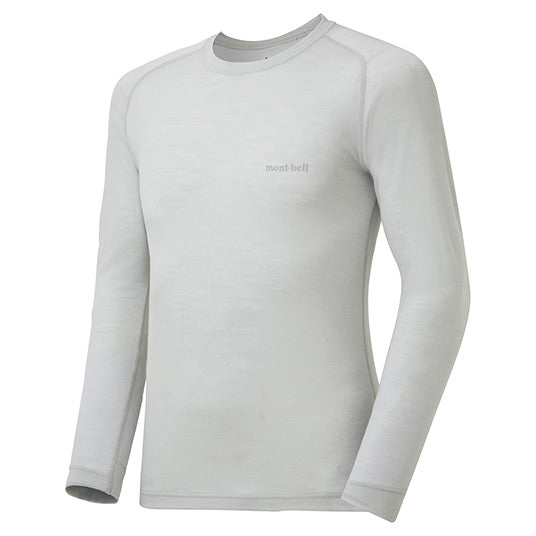 Montbell / mont-bell SUPER MERINO WOOL Light Weight Round Neck Shirt Men's 男裝薄保暖內衣 1107661