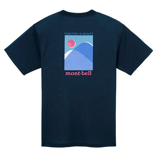 Montbell / mont-bell Wickron Tee Mountains & Sun 山と太陽 快乾物料 1114842
