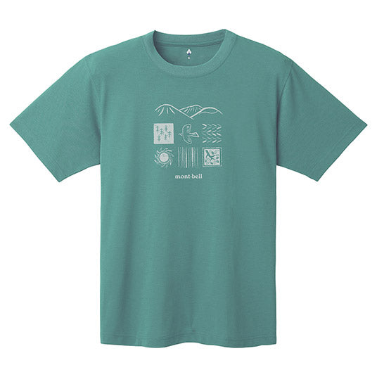 Montbell / mont-bell Wickron Tee Mountain Nature 山の自然 快乾物料 T-shirt 1114843
