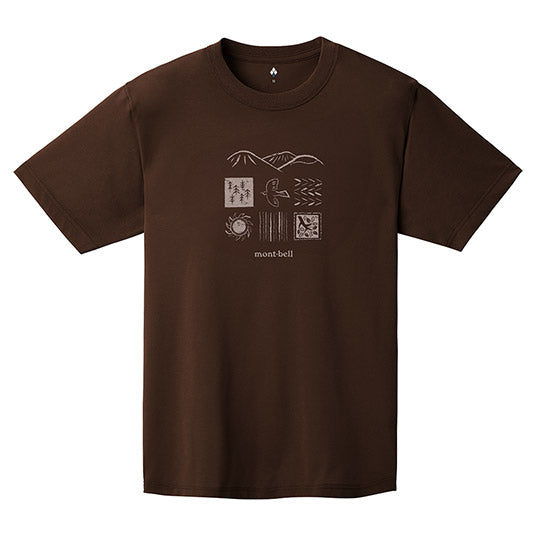 Montbell / mont-bell Wickron Tee Mountain Nature 山の自然 快乾物料 T-shirt 1114843
