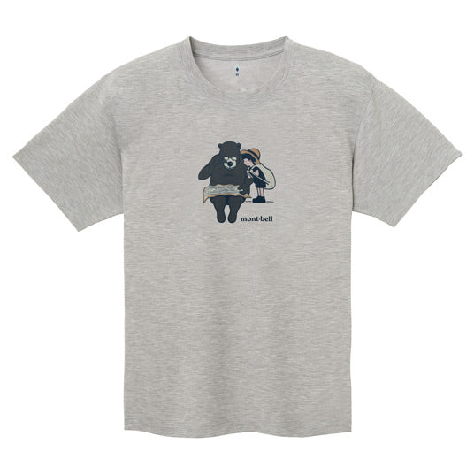 Montbell / mont-bell Wickron Tee Bear & Boy (クマと少年) 快乾物料T-shirt 1114951