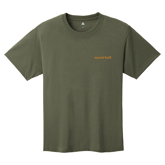 Montbell / mont-bell Wickron Tee Mountains & Sun 山と太陽 快乾物料 1114842