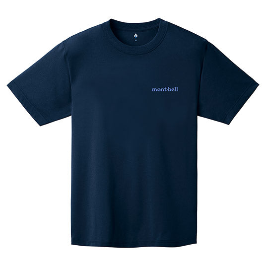 Montbell / mont-bell Wickron Tee Mountains & Sun 山と太陽 快乾物料 1114842