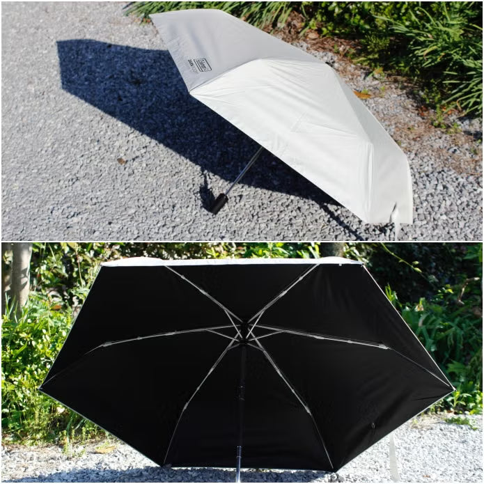 Coleman x Lawson Automatic Opening Umbrella Ivory 晴雨兼用自動開合式縮骨遮 象牙色