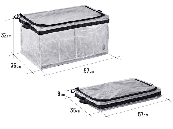 DOD Bony Guy 摺疊收納箱 透明色 FX2-177-CL