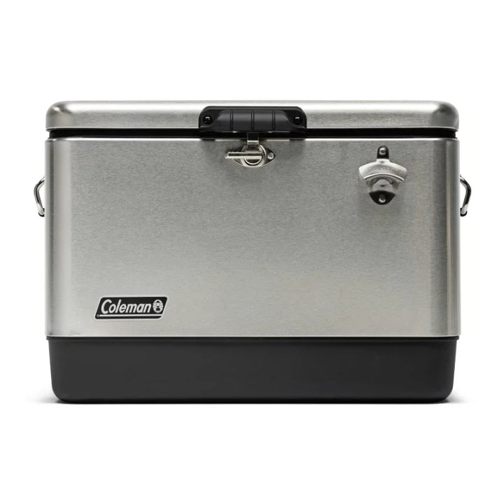 Coleman 54QT Steel Belted Cooler Silver 經典鋼製冰箱 銀色 2159596