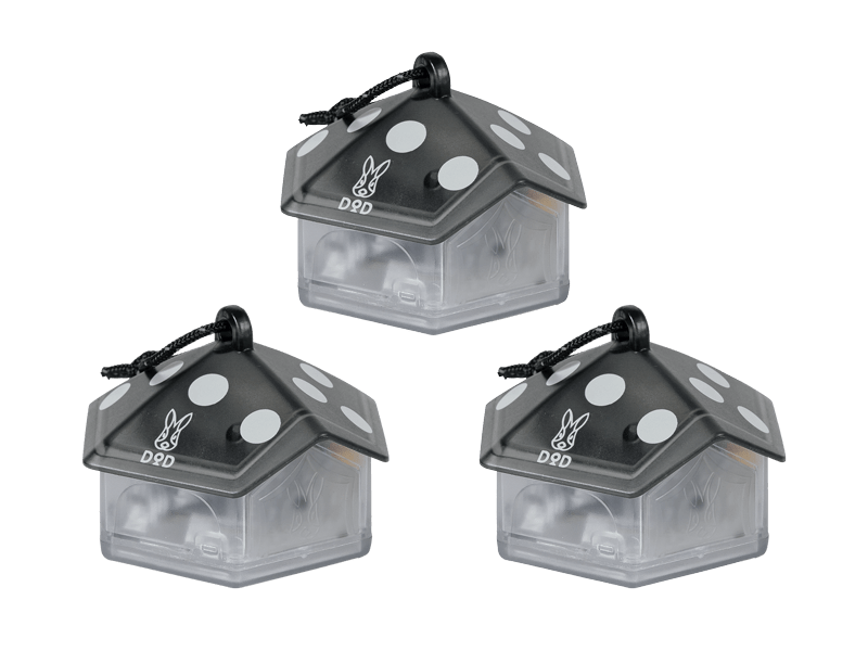 DOD MINI KINOKO LIGHT (3 SETS) 蘑菇露營燈3個裝 L3-046-CL