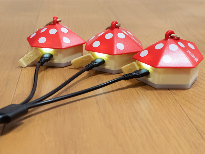 DOD MINI KINOKO LIGHT (3 SETS) 蘑菇露營燈3個裝 L3-046-VL
