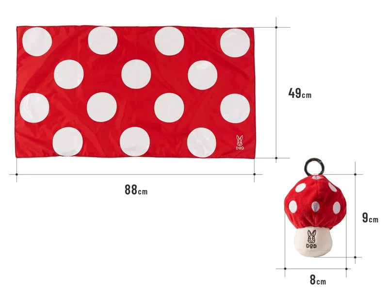 DOD KINOKO KOKO SHEET 輕便型地墊 LE1-247-RD
