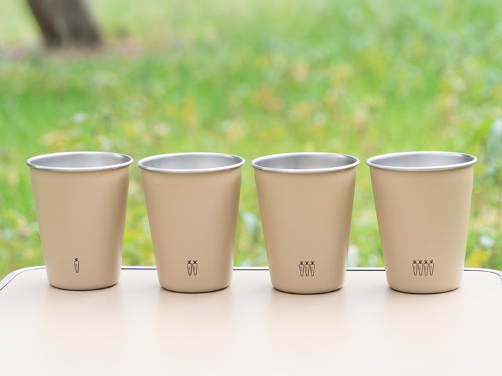 DOD FOUR STACK USAGI CUPS 不鏽鋼杯套裝 MG1-232-TN / MG1-232-BK