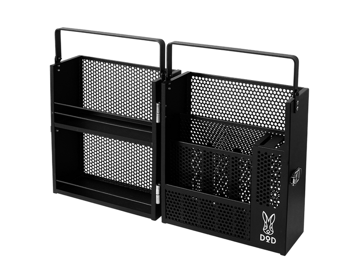 DOD BECOME CHEF SHELF 戶外露營廚房調味料廚具架 MK1-931-BK