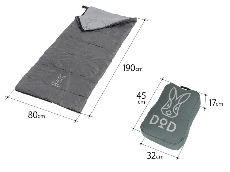 DOD USA CUSHION SLEEPING BAG 攬枕睡袋灰色 S1-936-GY