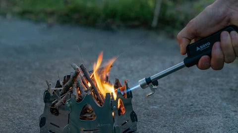 SOTO Slide Gas Torch LUMINOUS 螢光藍打火機 ST-487LUBL