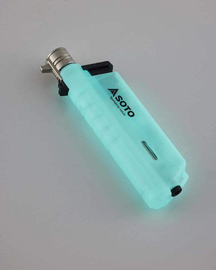 SOTO Slide Gas Torch LUMINOUS 螢光藍打火機 ST-487LUBL