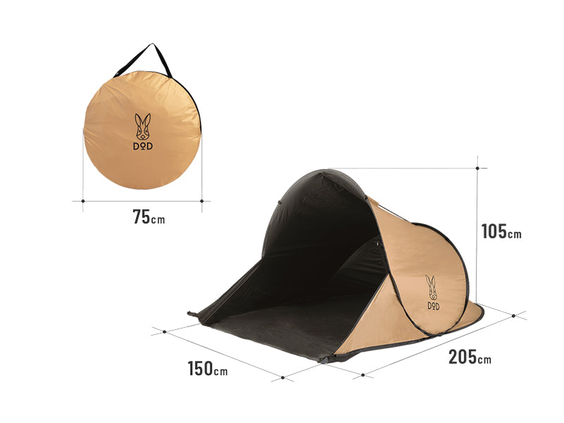 DOD MAE BAAN 速開帳篷 T2-073-TN
