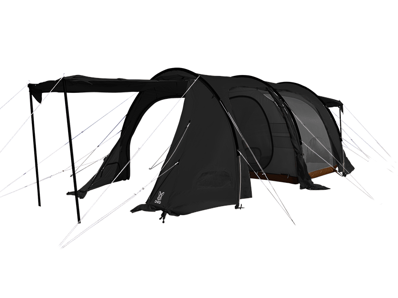DOD KAMABOKO TENT 3(S) 隧道帳篷 黑色 T3-688-BK