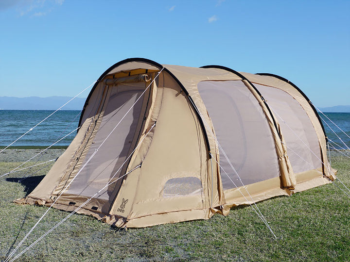 DOD KAMABOKO TENT 3(S) 隧道帳篷 沙色 T3-688-TN