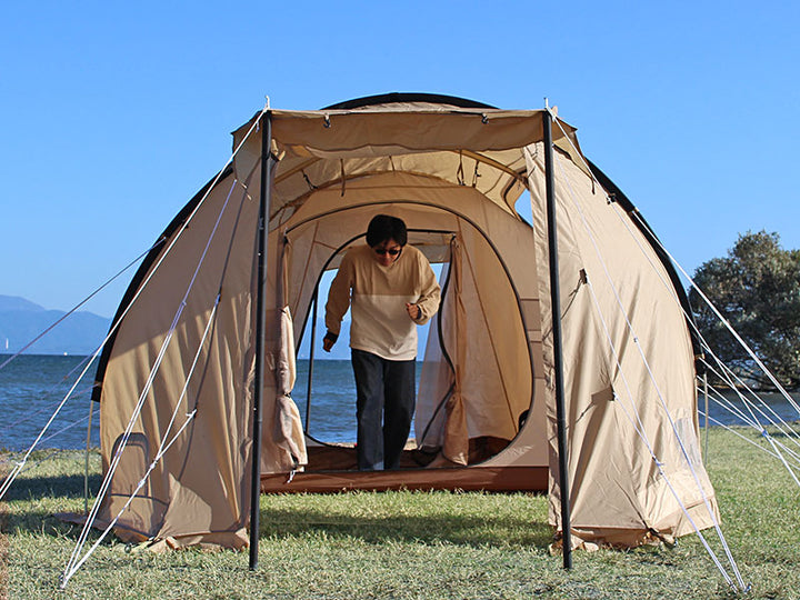 DOD KAMABOKO TENT 3(S) 隧道帳篷 沙色 T3-688-TN