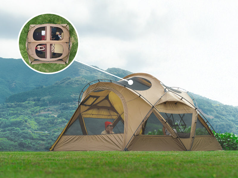 DOD GASHEEN DOME 戶外露營帳幕 T4-209-BR