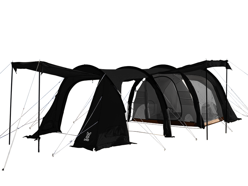 DOD KAMABOKO TENT 3(M) 隧道帳篷 黑色 T5-689-BK