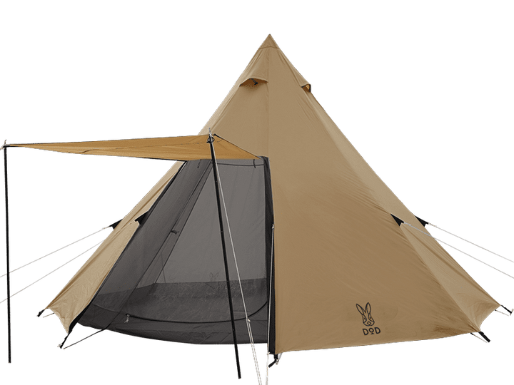 DOD One Pole Tent L 8人金字塔帳篷 沙色 T8-200-TN