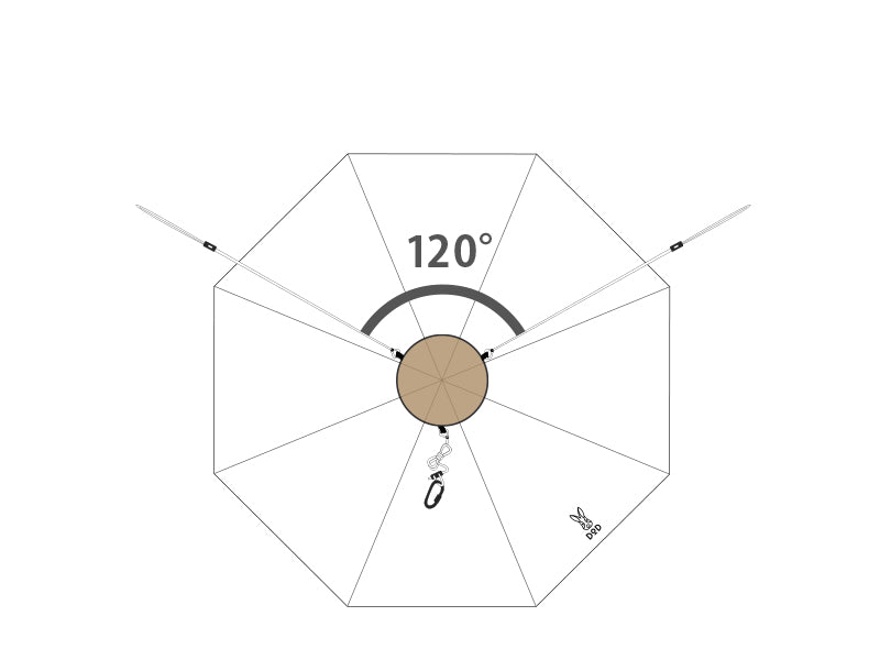 DOD TONGARI HAT 金字塔營天幕連結帽 TG1-768-TN