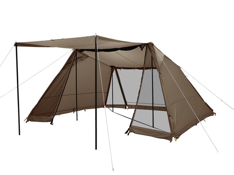 DOD 4x4 BASE 戶外露營帳 啡色 TT5-821-BR