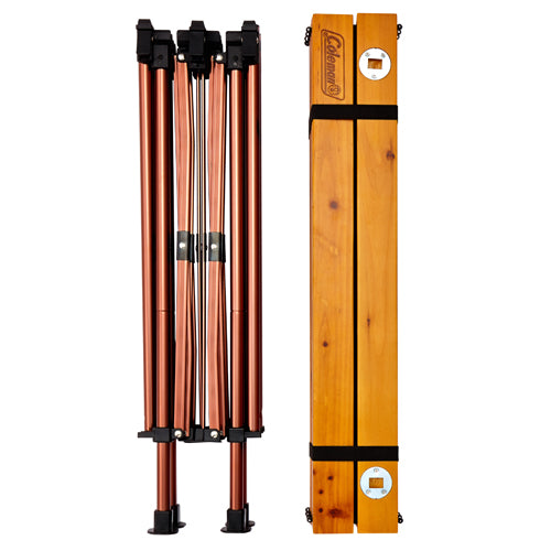 Coleman Natural Wood Roll Table Classic 110 天然木製露營枱