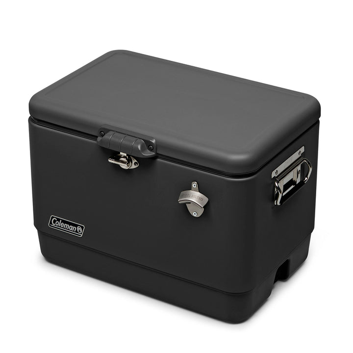 Coleman 54QT Steel Belted Cooler Black 經典冰箱黑色 2159597