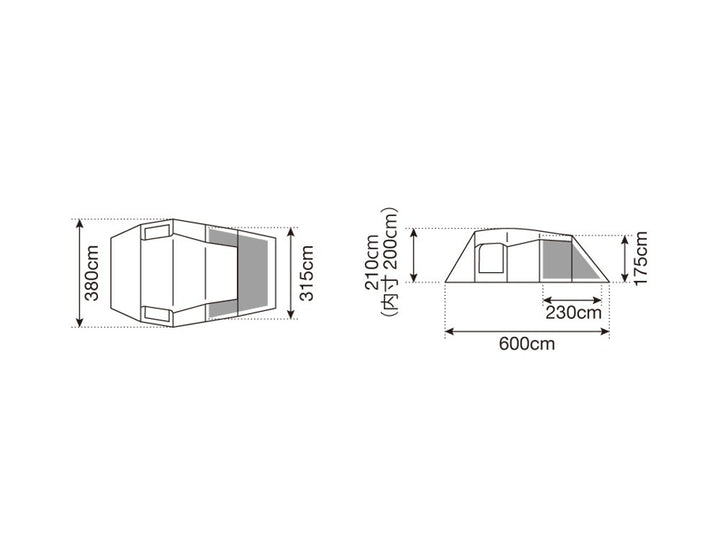 snow peak Entry 2 Room Elfield 客廳帳 TP-880R