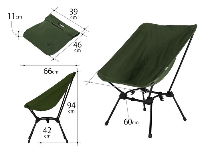 DOD SUGOISSU Chair 戶外露營摺椅 卡其色 C1-774-KH