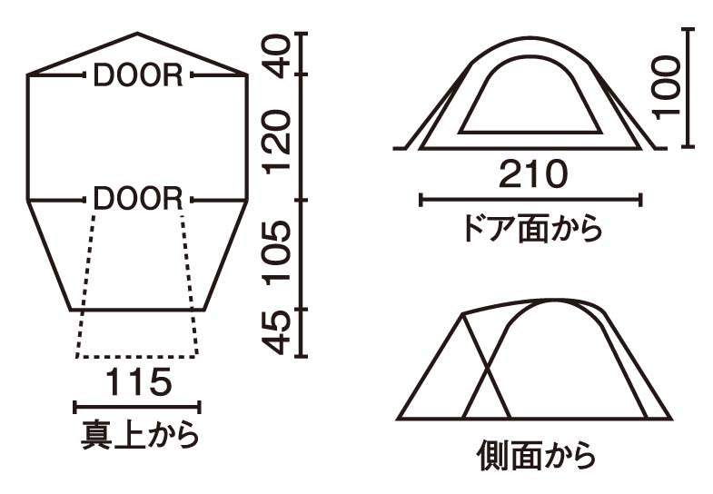 Coleman Touring Dome ST 戶外露營帳篷 2000038141