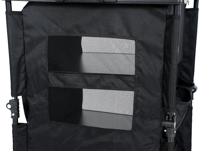 DOD Multi Kitchen Table Black 戶外露營儲物摺枱 黑色 TB1-38-BK