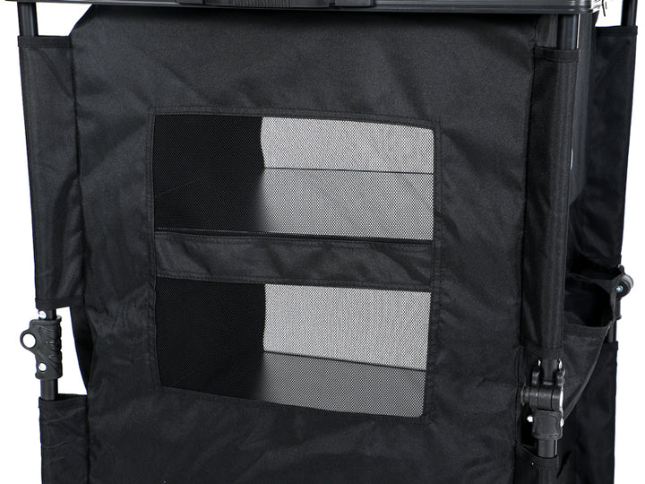 DOD Multi Kitchen Table Black 戶外露營儲物摺枱 黑色 TB1-38-BK
